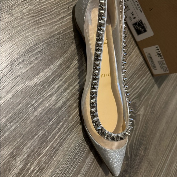 Christian Louboutin Galativi Spikes Flats Mesh - Picture 3 of 13